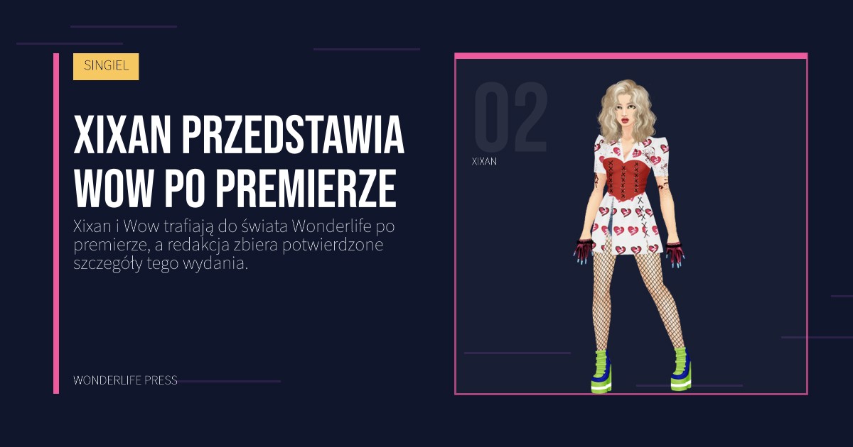Wonderlife Press: Xixan przedstawia Wow po premierze. portret artystów. SINGIEL.
