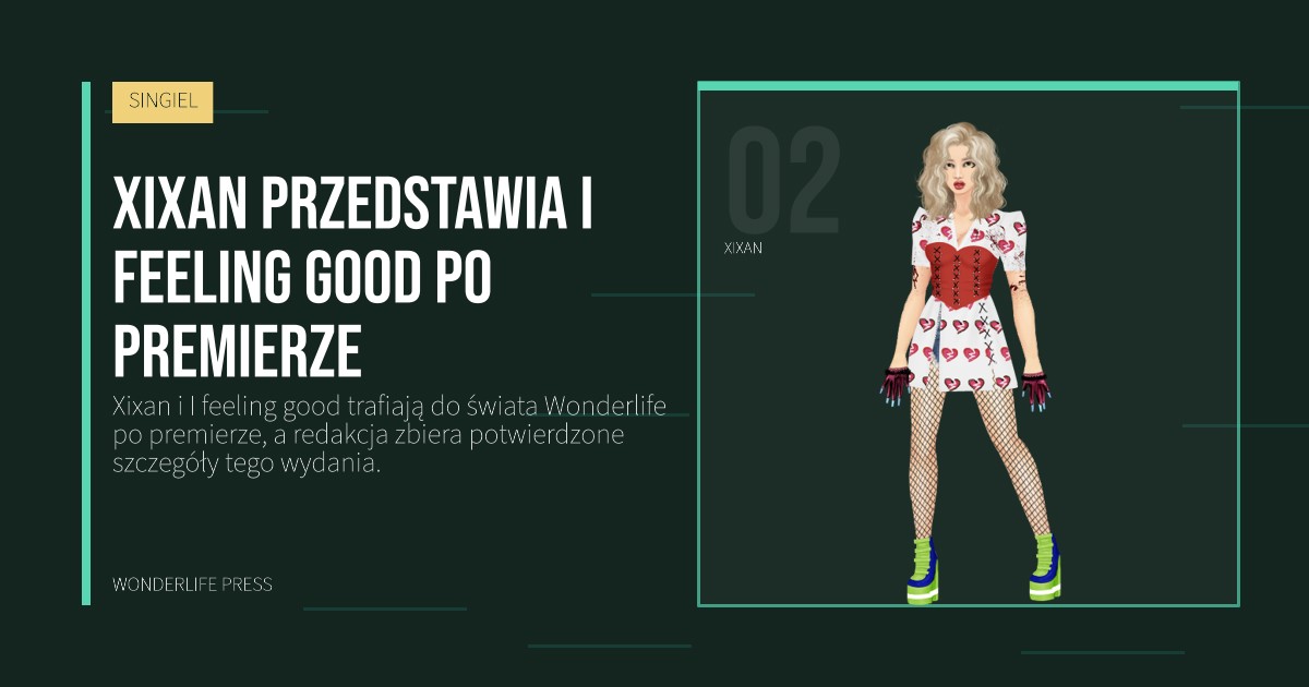 Wonderlife Press: Xixan przedstawia I feeling good po premierze. portret artystów. SINGIEL.