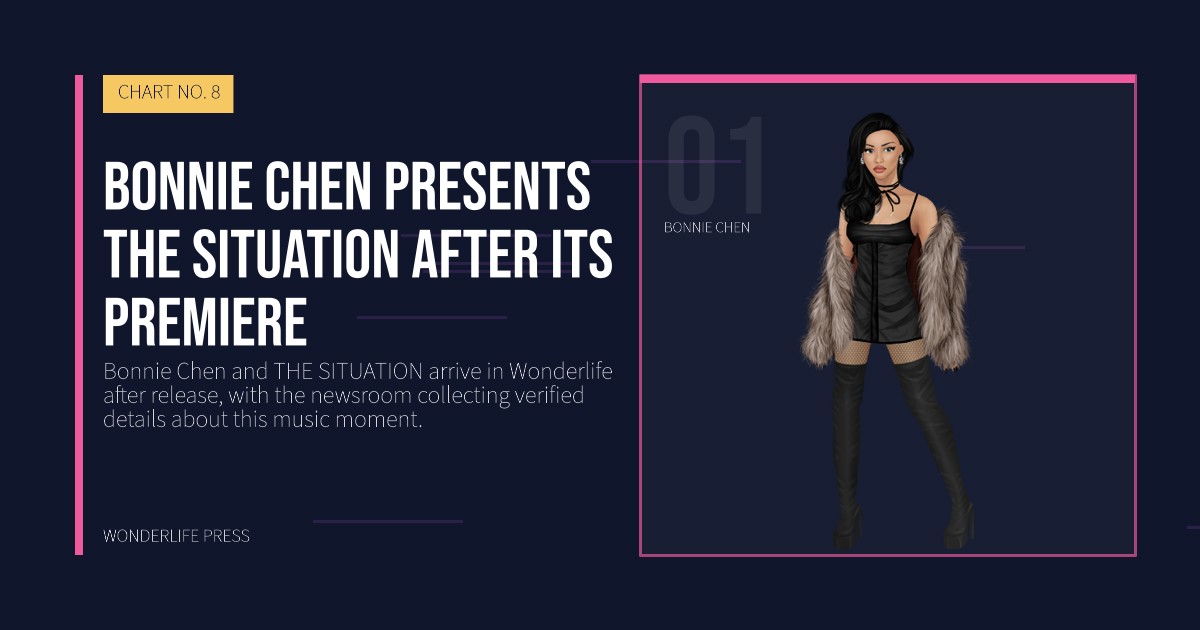 Wonderlife Press: Bonnie Chen presents THE SITUATION after its premiere. artist portrait. CHART NO. 8.