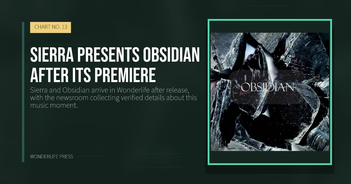 Wonderlife Press: Sierra presents Obsidian after its premiere. release artwork. CHART NO. 13.