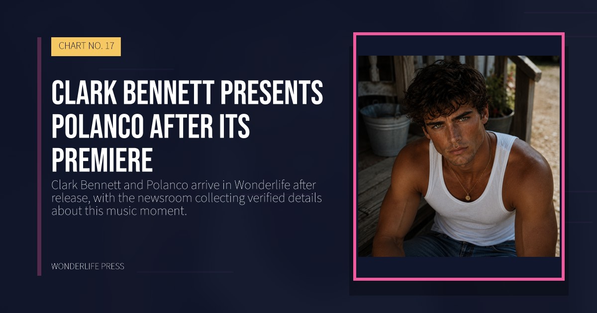 Wonderlife Press: Clark Bennett presents Polanco after its premiere. release artwork. CHART NO. 17.