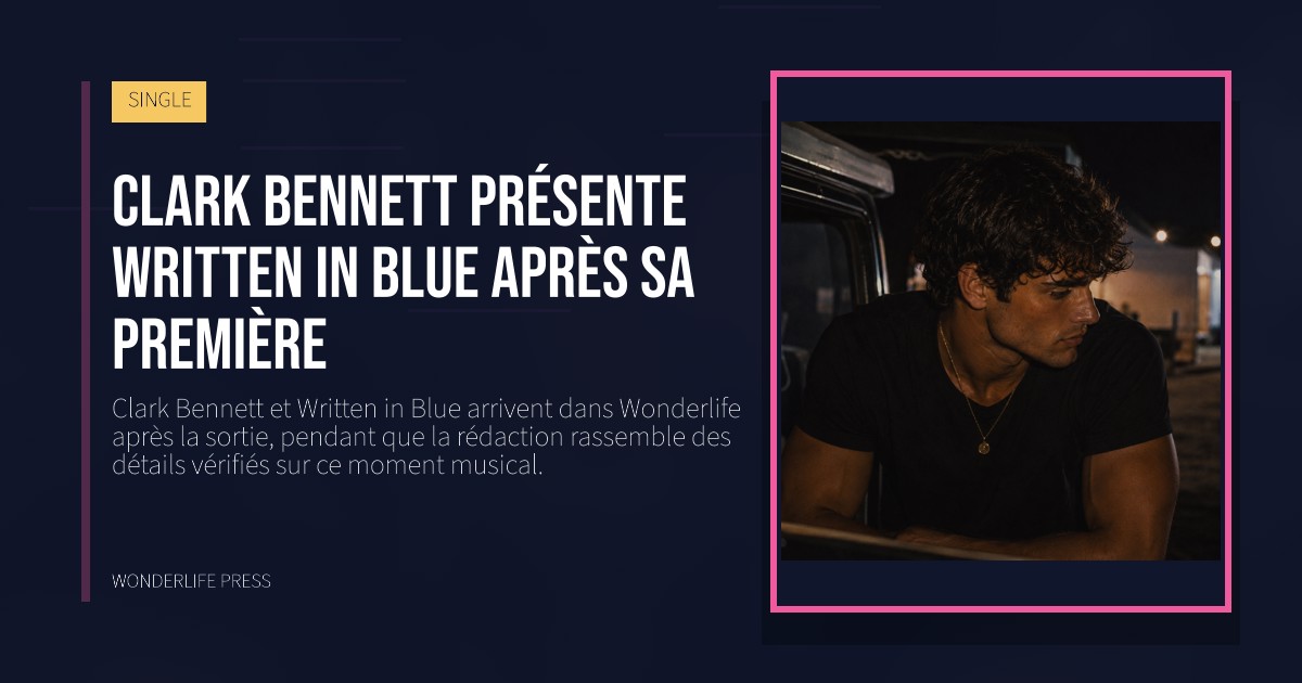 Wonderlife Press: Clark Bennett présente Written in Blue après sa première. pochette de la sortie. SINGLE.
