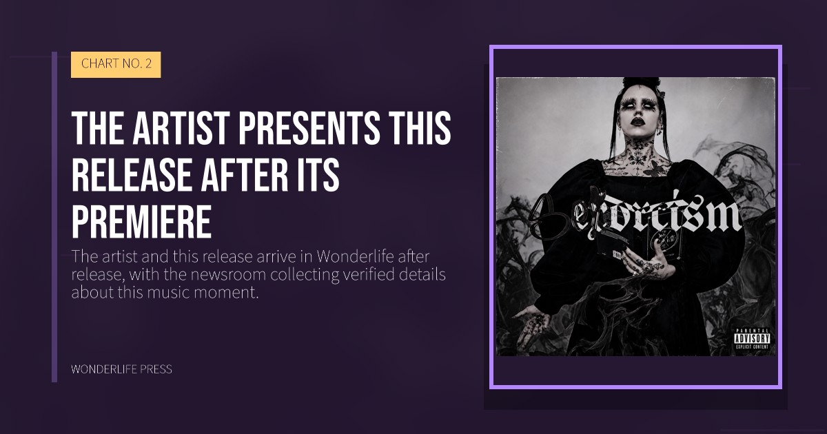 Wonderlife Press: The artist presents this release after its premiere. release artwork. CHART NO. 2.