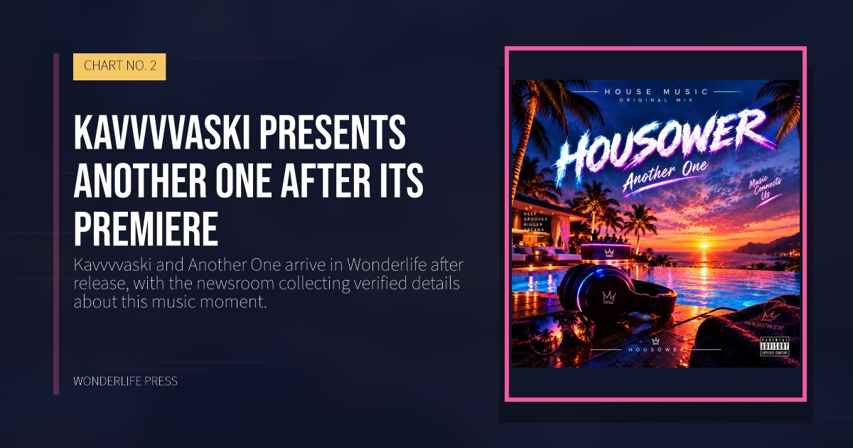 Wonderlife Press: Kavvvvaski presents Another One after its premiere. release artwork. CHART NO. 2.