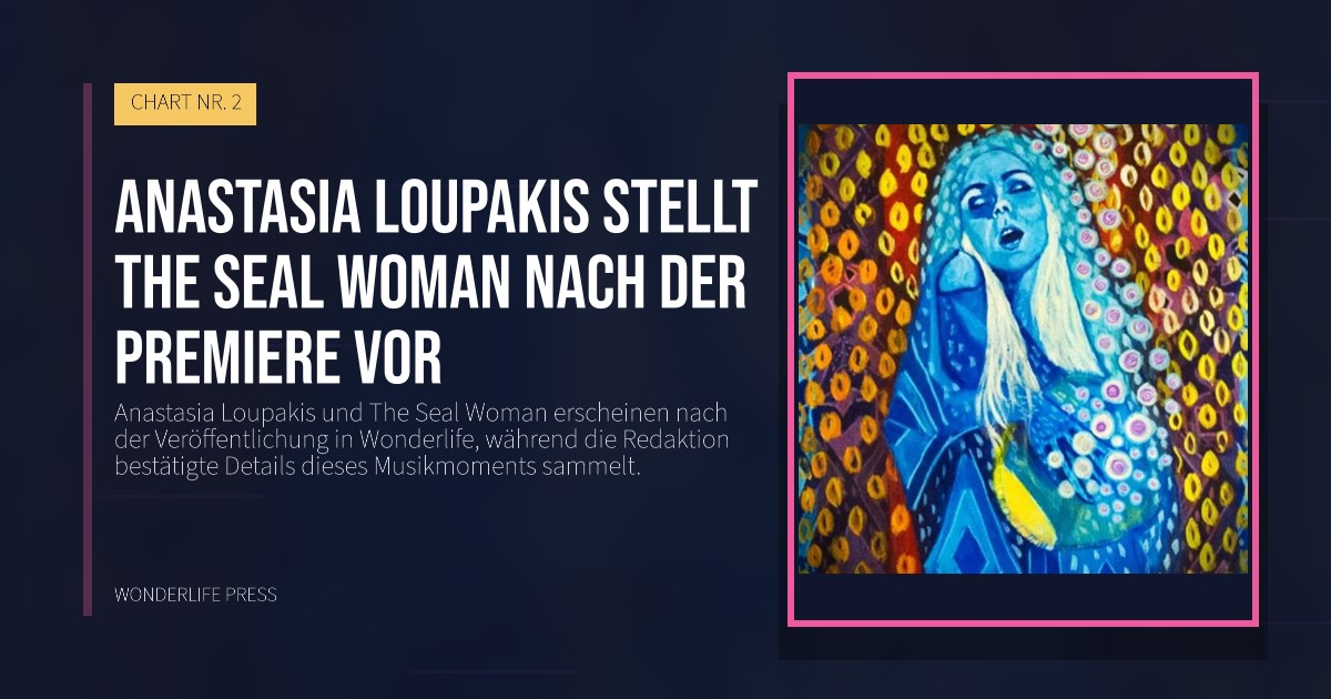 Wonderlife Press: Anastasia Loupakis stellt The Seal Woman nach der Premiere vor. Veröffentlichungscover. CHART NR. 2.