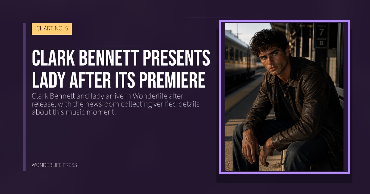 Wonderlife Press: Clark Bennett presents lady after its premiere. release artwork. CHART NO. 5.