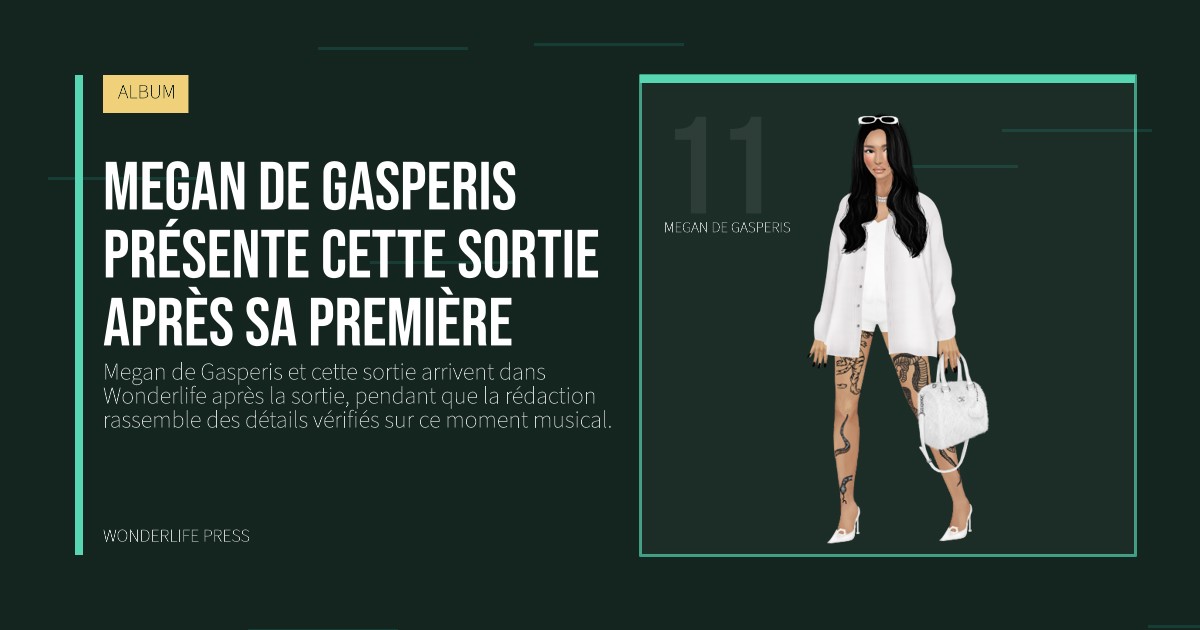 Wonderlife Press: Megan de Gasperis présente cette sortie après sa première. portrait des artistes. ALBUM.