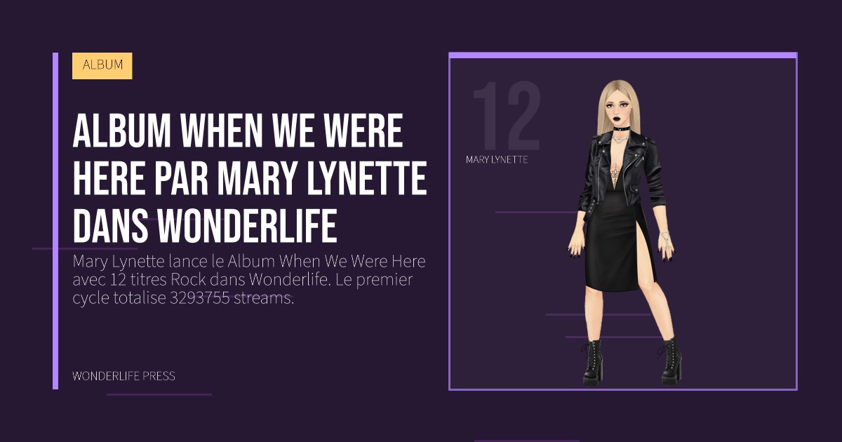 Wonderlife Press: Album When We Were Here par Mary Lynette dans Wonderlife. portrait des artistes. ALBUM.