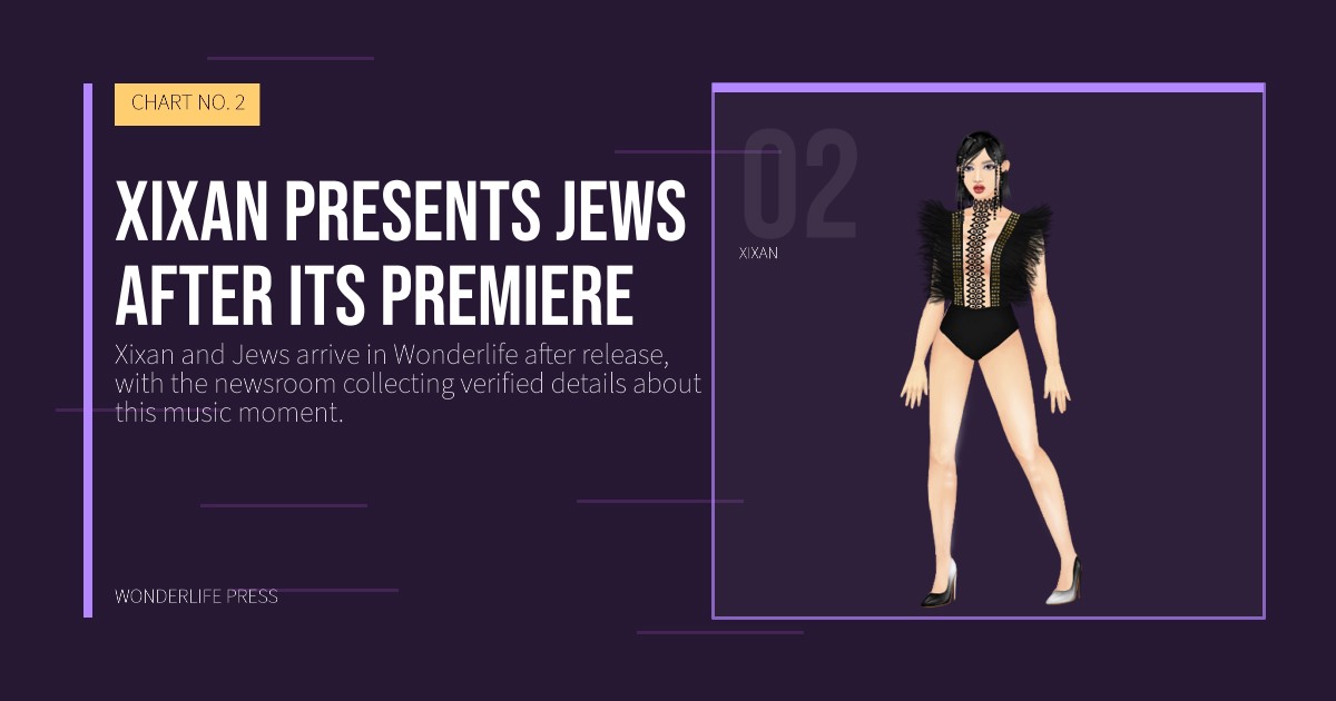 Wonderlife Press: Xixan presents Jews after its premiere. artist portrait. CHART NO. 2.