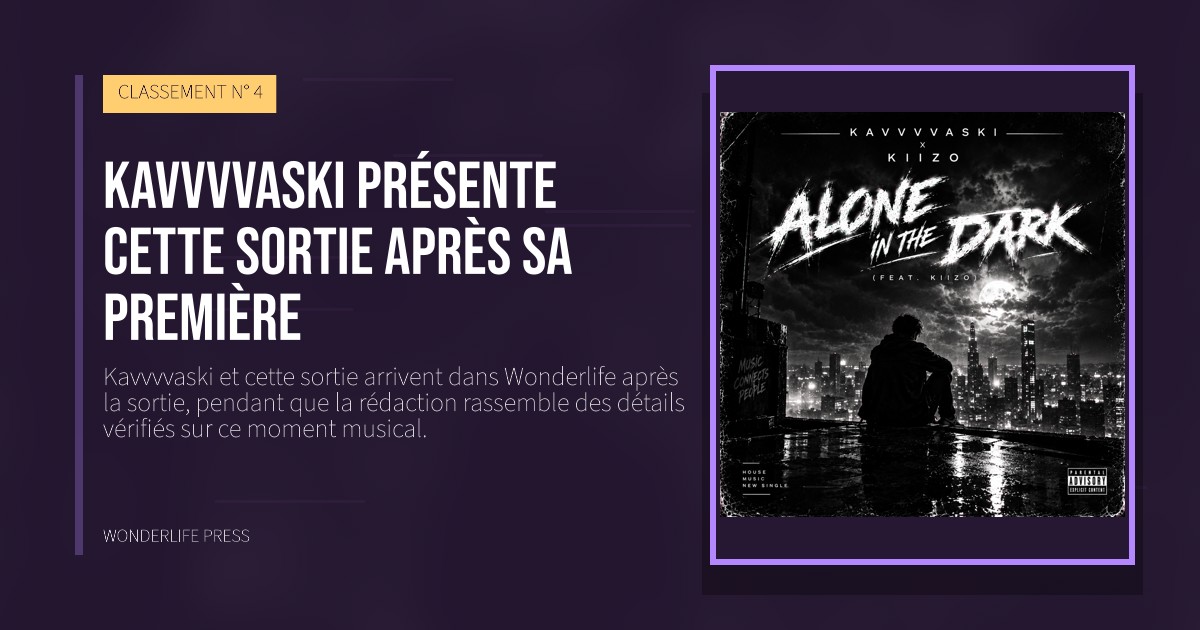 Wonderlife Press: Kavvvvaski présente cette sortie après sa première. pochette de la sortie. CLASSEMENT N° 4.
