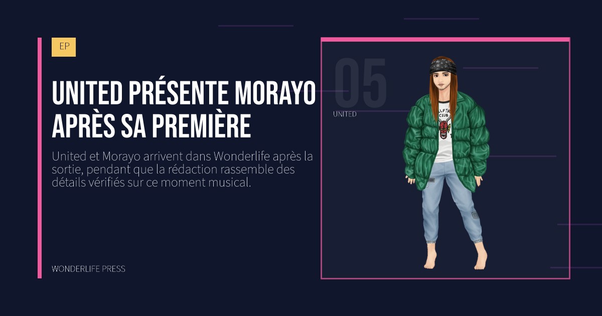 Wonderlife Press: United présente Morayo après sa première. portrait des artistes. EP.