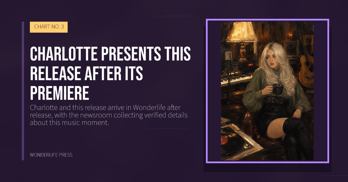 Wonderlife Press: Charlotte presents this release after its premiere. release artwork. CHART NO. 3.