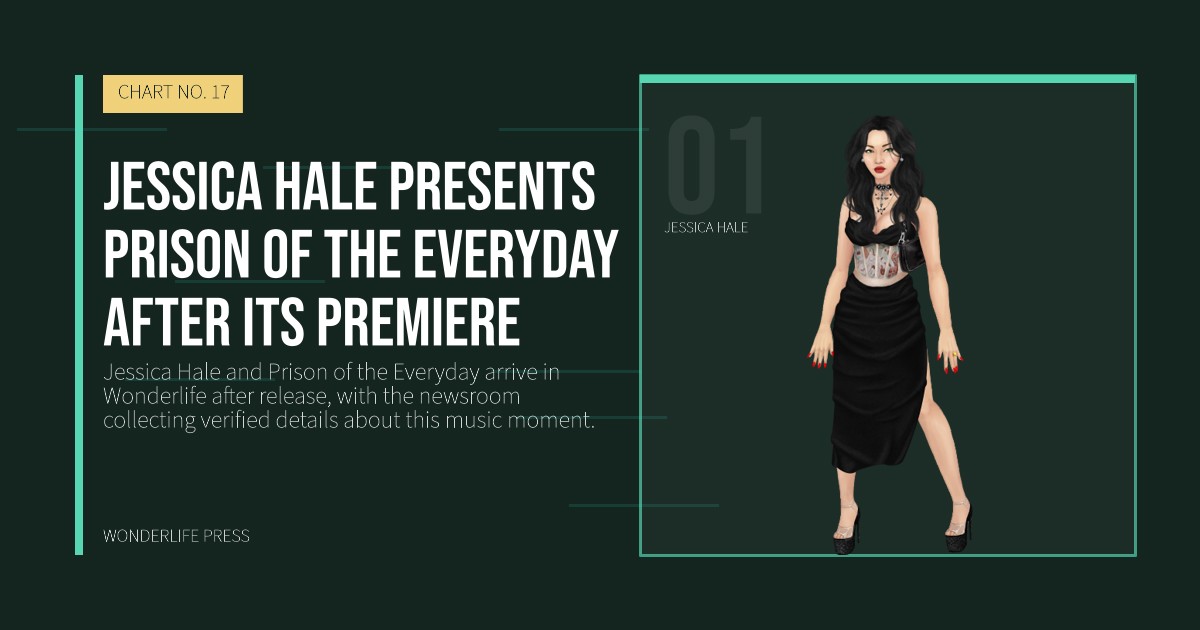 Wonderlife Press: Jessica Hale presents Prison of the Everyday after its premiere. artist portrait. CHART NO. 17.