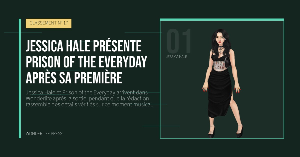 Wonderlife Press: Jessica Hale présente Prison of the Everyday après sa première. portrait des artistes. CLASSEMENT N° 17.