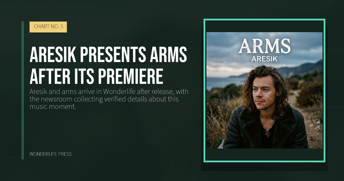 Wonderlife Press: Aresik presents arms after its premiere. release artwork. CHART NO. 5.