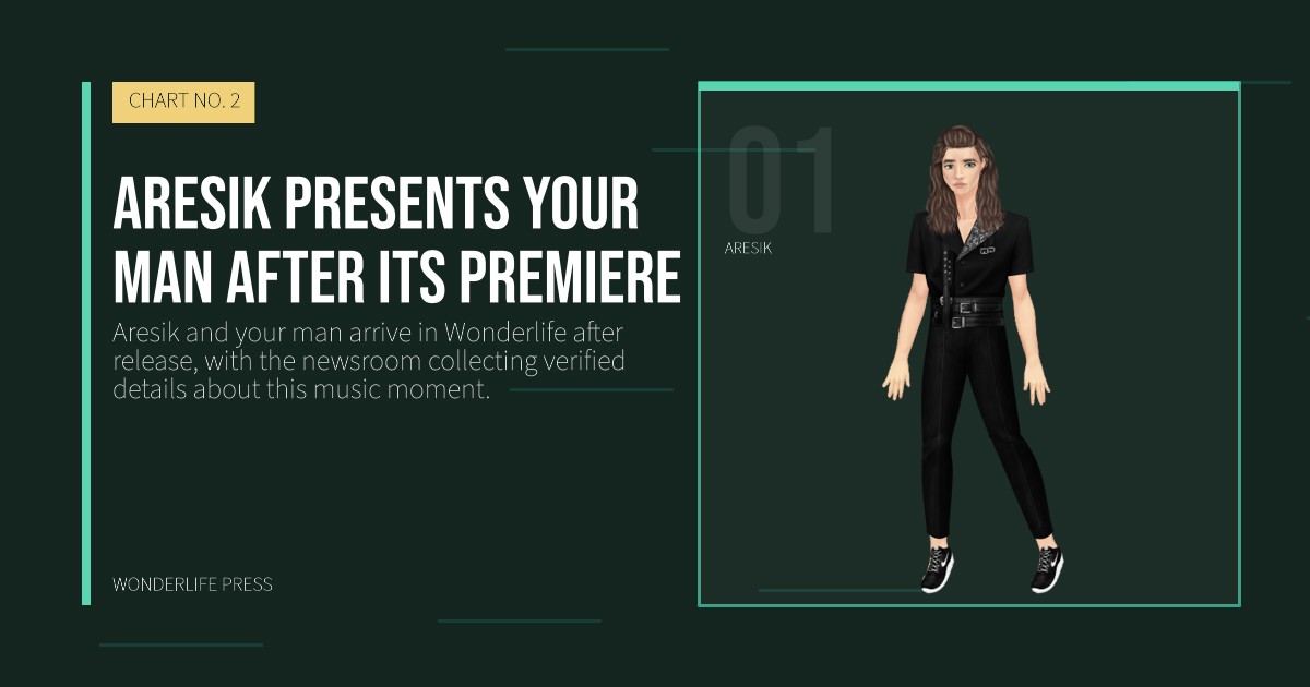 Wonderlife Press: Aresik presents your man after its premiere. artist portrait. CHART NO. 2.