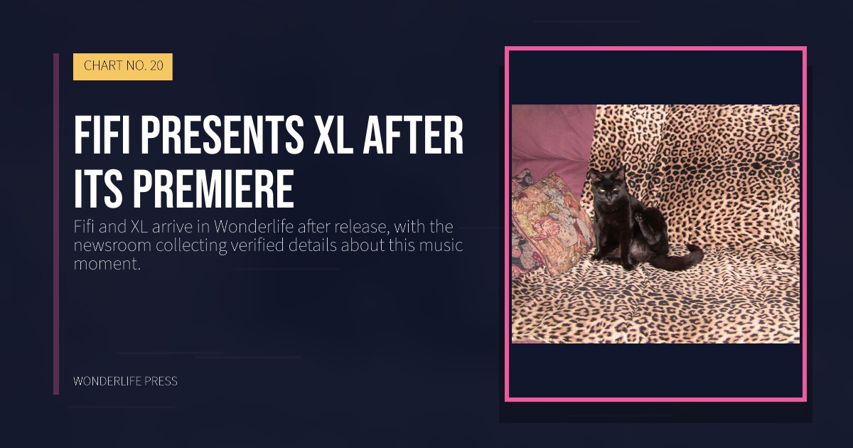 Wonderlife Press: Fifi presents XL after its premiere. release artwork. CHART NO. 20.