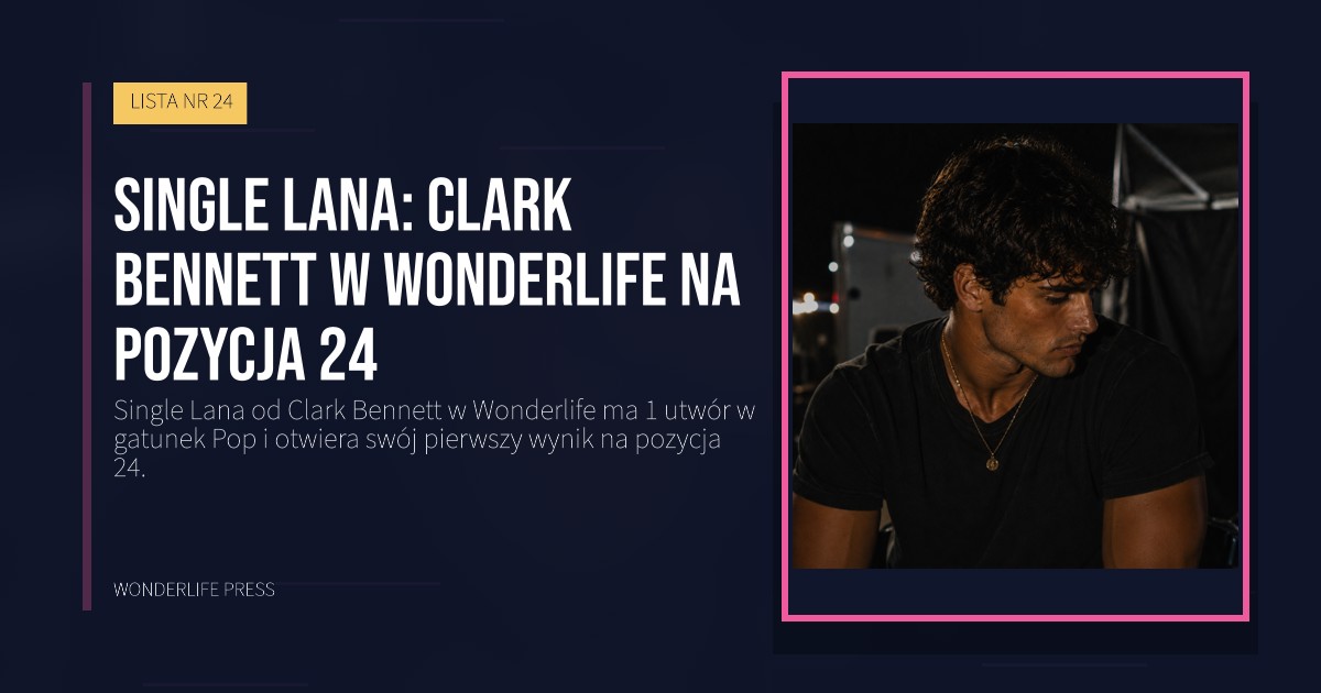 Wonderlife Press: Single Lana: Clark Bennett w Wonderlife na pozycja 24. okładka wydawnictwa. LISTA NR 24.