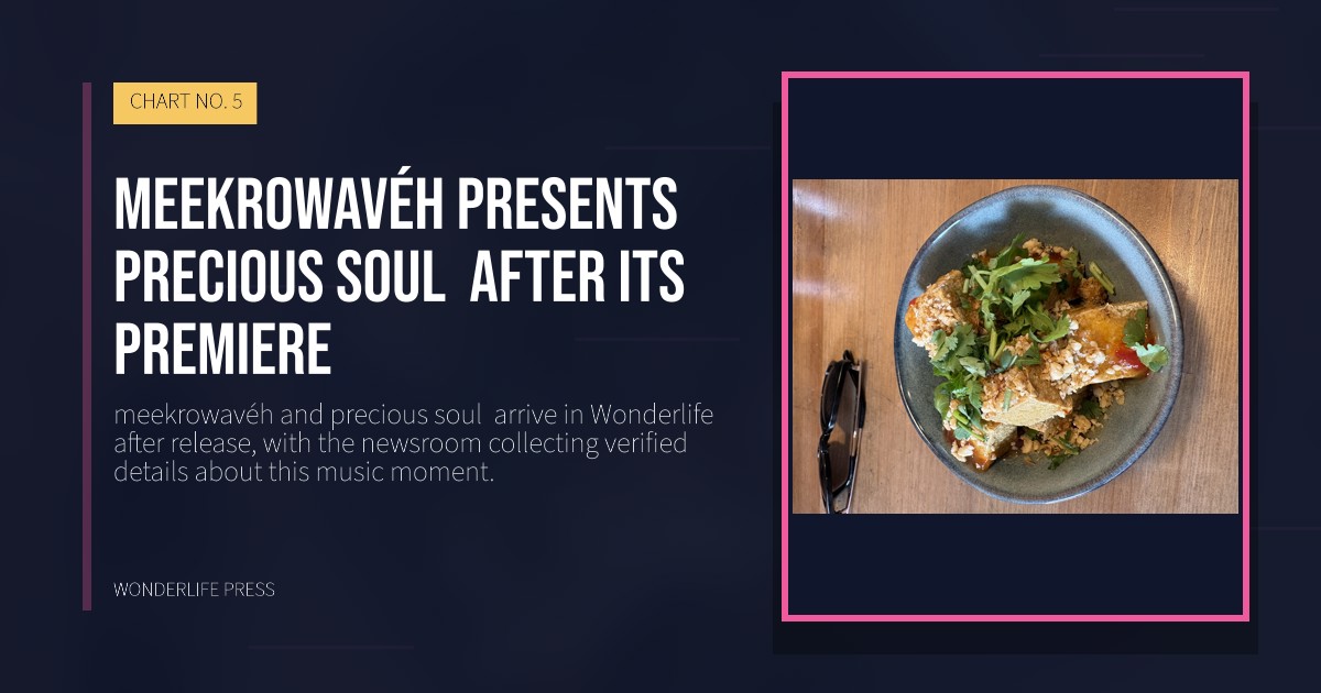 Wonderlife Press: meekrowavéh presents precious soul  after its premiere. release artwork. CHART NO. 5.