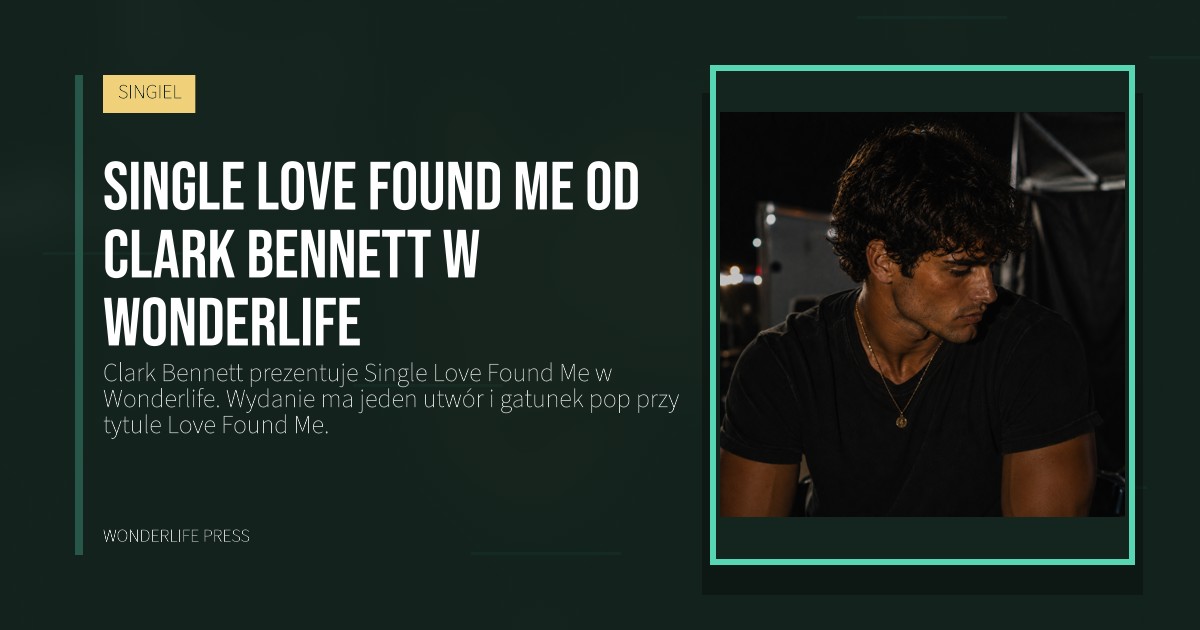 Wonderlife Press: Single Love Found Me od Clark Bennett w Wonderlife. okładka wydawnictwa. SINGIEL.