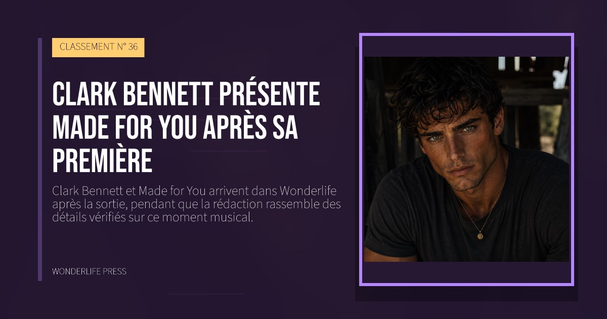 Wonderlife Press: Clark Bennett présente Made for You après sa première. pochette de la sortie. CLASSEMENT N° 36.