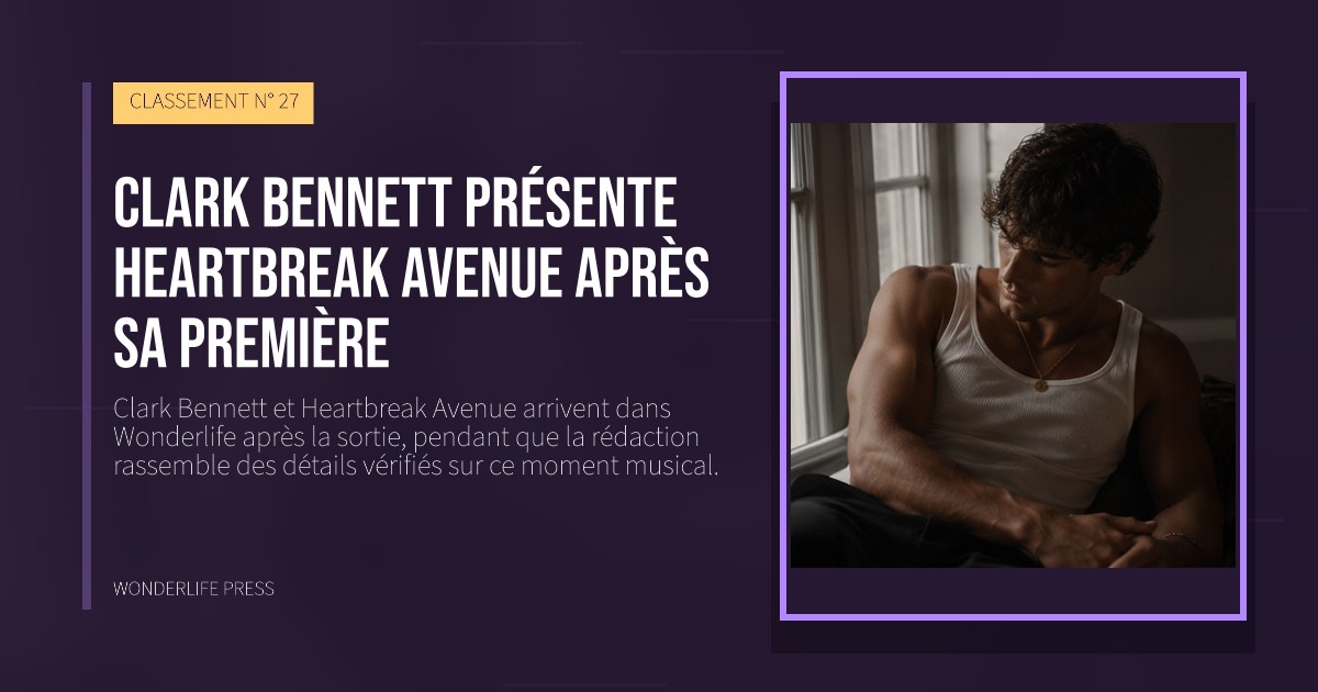 Wonderlife Press: Clark Bennett présente Heartbreak Avenue après sa première. pochette de la sortie. CLASSEMENT N° 27.