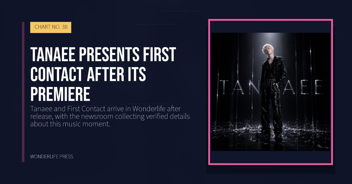 Wonderlife Press: Tanaee presents First Contact after its premiere. release artwork. CHART NO. 38.