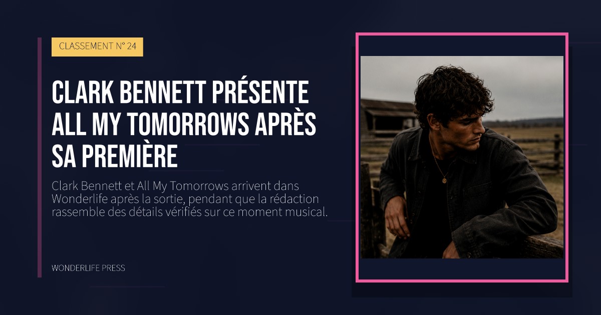 Wonderlife Press: Clark Bennett présente All My Tomorrows après sa première. pochette de la sortie. CLASSEMENT N° 24.