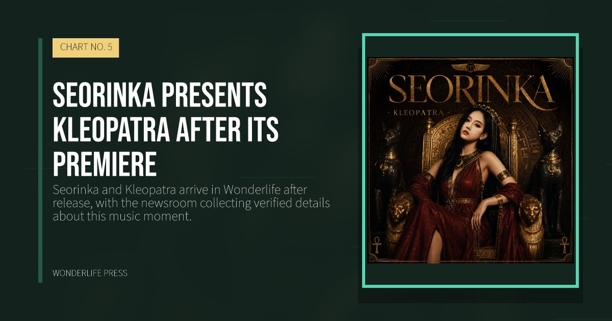Wonderlife Press: Seorinka presents Kleopatra after its premiere. release artwork. CHART NO. 5.