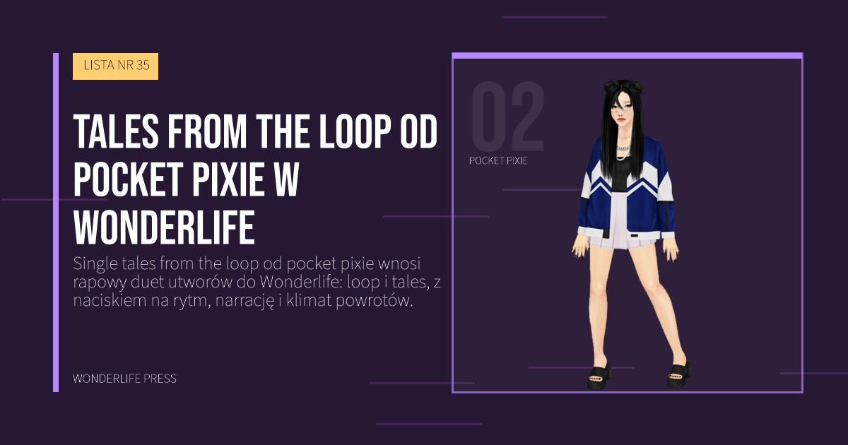 Wonderlife Press: tales from the loop od pocket pixie w Wonderlife. portret artystów. LISTA NR 35.