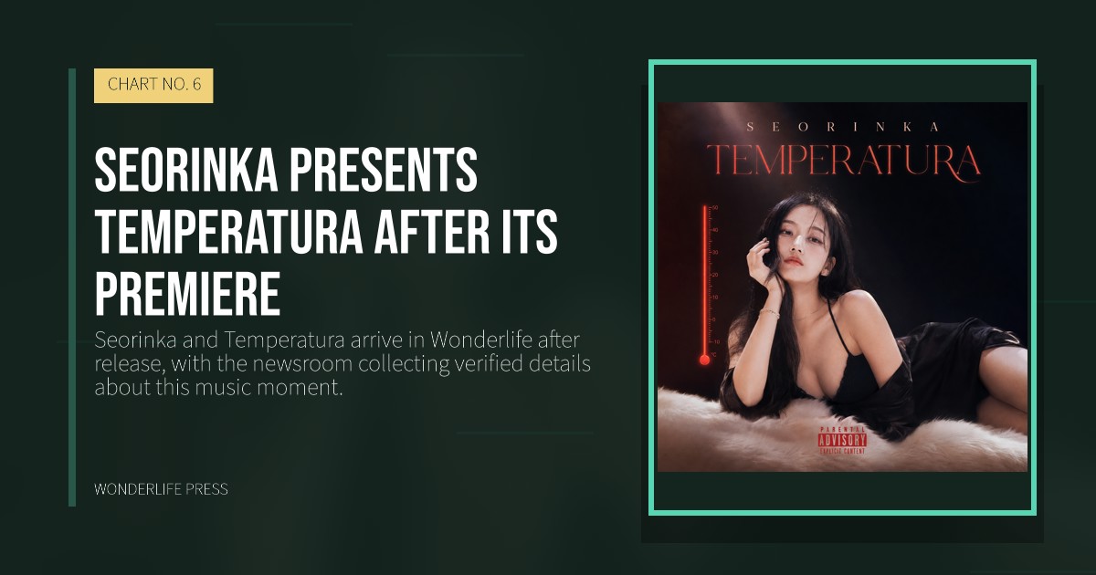 Wonderlife Press: Seorinka presents Temperatura after its premiere. release artwork. CHART NO. 6.