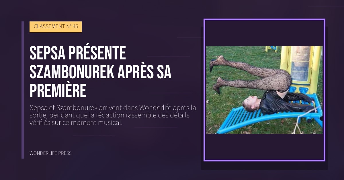 Wonderlife Press: Sepsa présente Szambonurek après sa première. pochette de la sortie. CLASSEMENT N° 46.