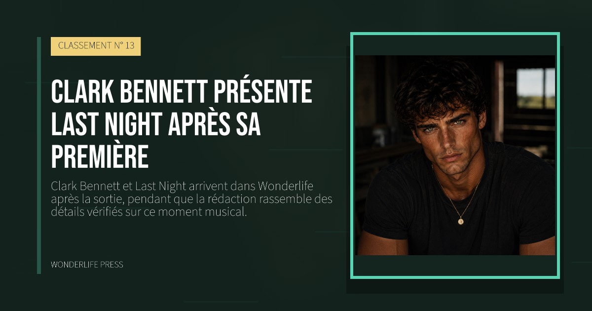 Wonderlife Press: Clark Bennett présente Last Night après sa première. pochette de la sortie. CLASSEMENT N° 13.