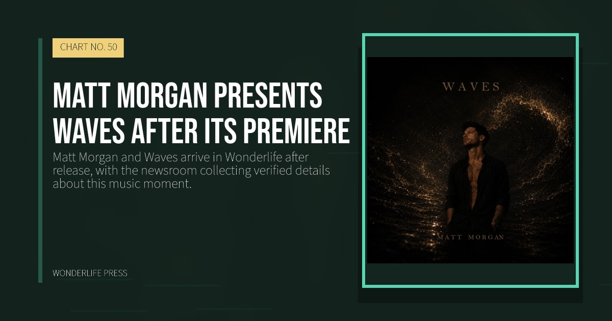 Wonderlife Press: Matt Morgan presents Waves after its premiere. release artwork. CHART NO. 50.
