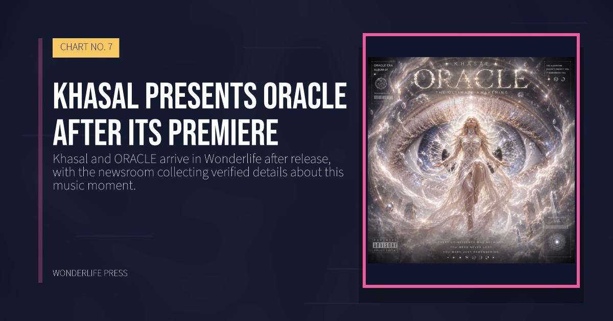 Wonderlife Press: Khasal presents ORACLE after its premiere. release artwork. CHART NO. 7.