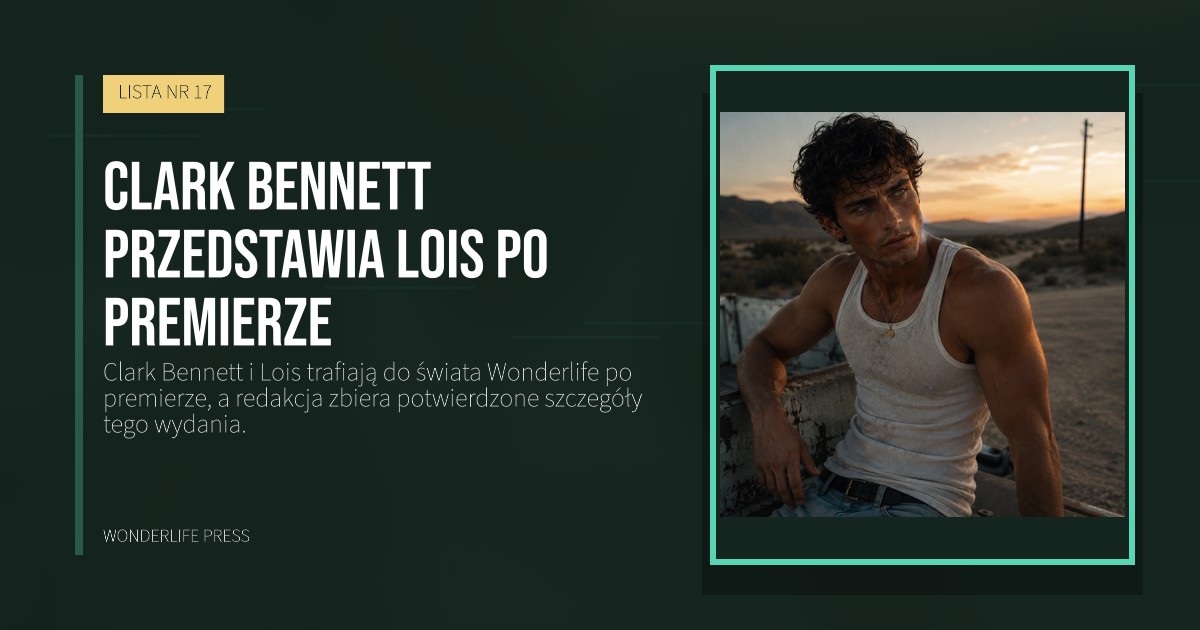 Wonderlife Press: Clark Bennett przedstawia Lois po premierze. okładka wydawnictwa. LISTA NR 17.