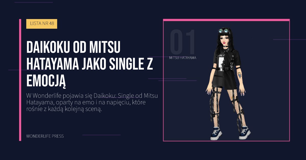 Wonderlife Press: Daikoku od Mitsu Hatayama jako Single z emocją. portret artystów. LISTA NR 48.