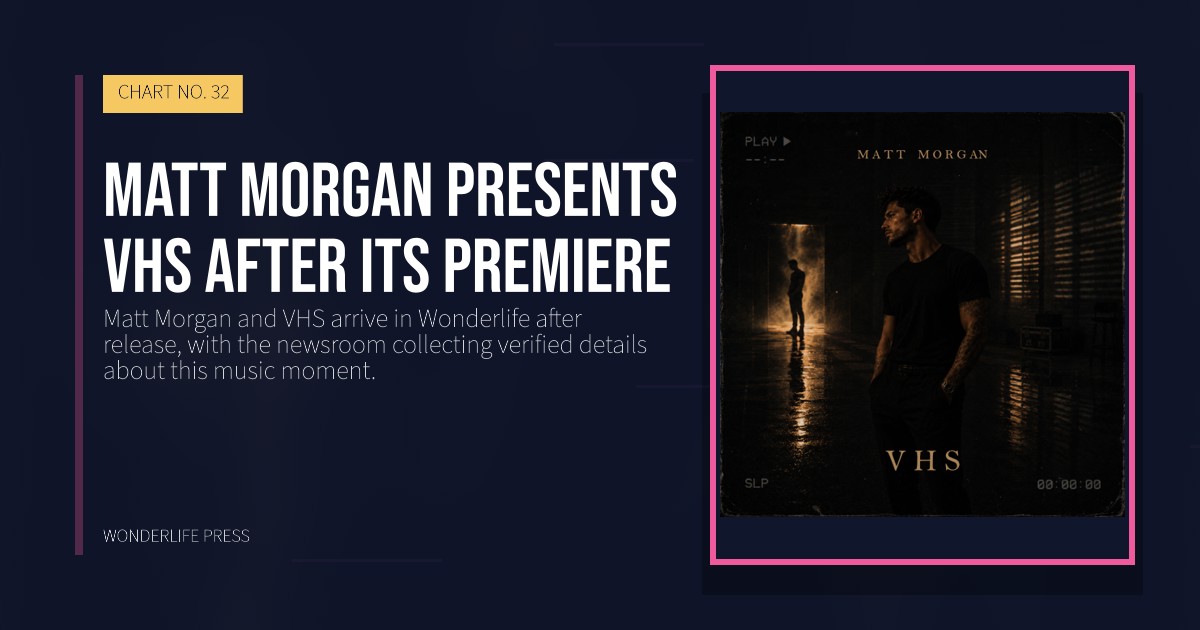 Wonderlife Press: Matt Morgan presents VHS after its premiere. release artwork. CHART NO. 32.