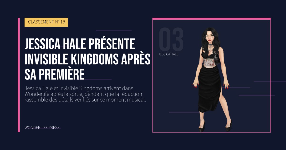 Wonderlife Press: Jessica Hale présente Invisible Kingdoms après sa première. portrait des artistes. CLASSEMENT N° 18.