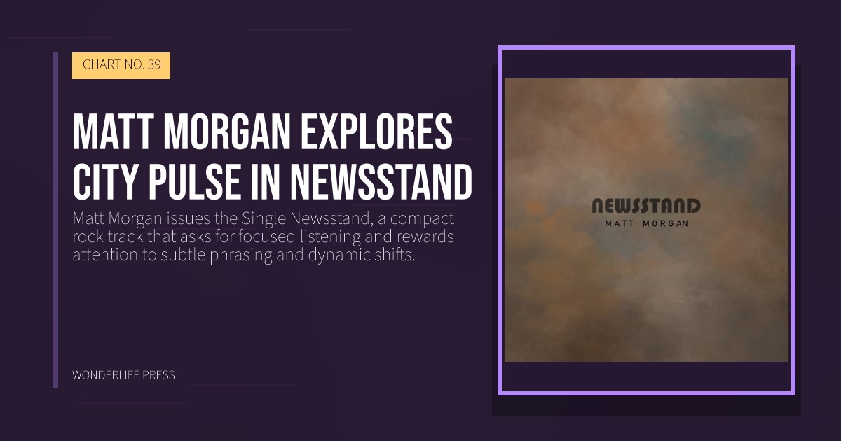Wonderlife Press: Matt Morgan explores city pulse in Newsstand. release artwork. CHART NO. 39.