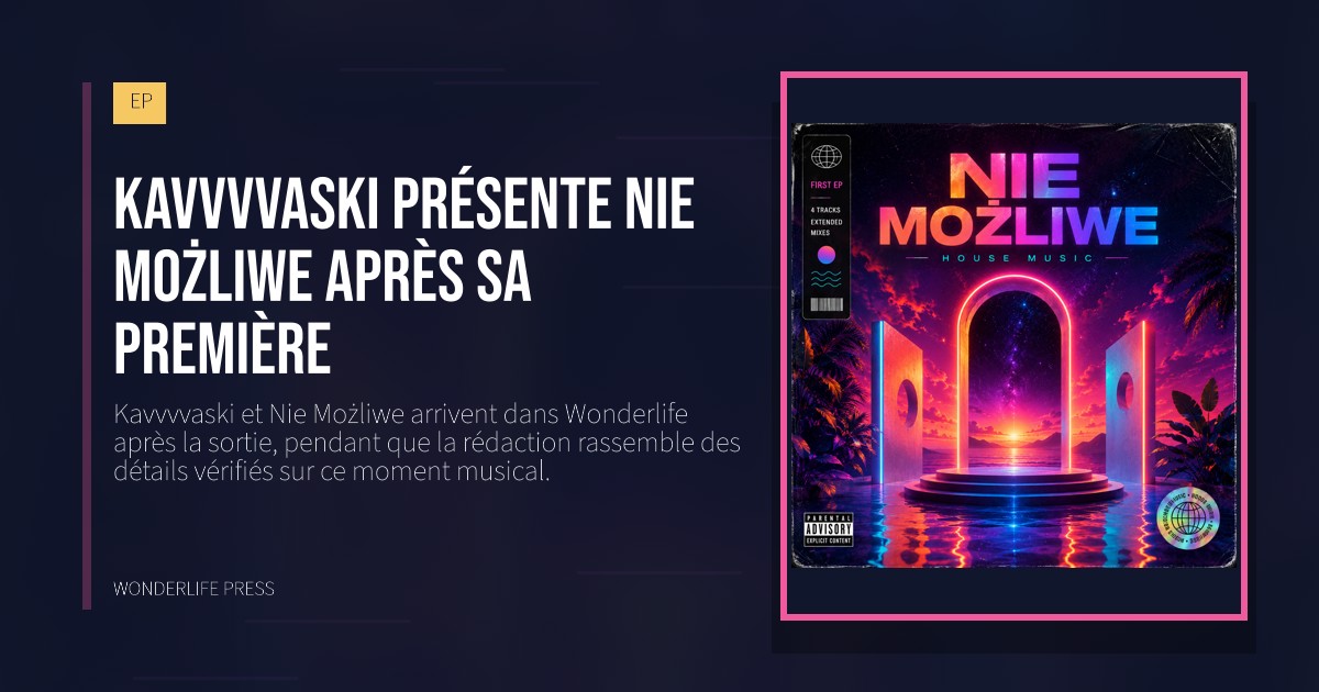 Wonderlife Press: Kavvvvaski présente Nie Możliwe après sa première. pochette de la sortie. EP.