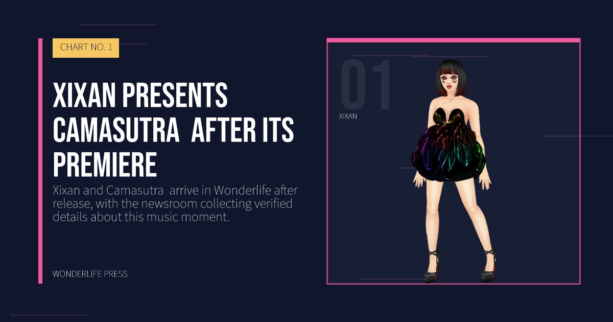 Wonderlife Press: Xixan presents Camasutra  after its premiere. artist portrait. CHART NO. 1.