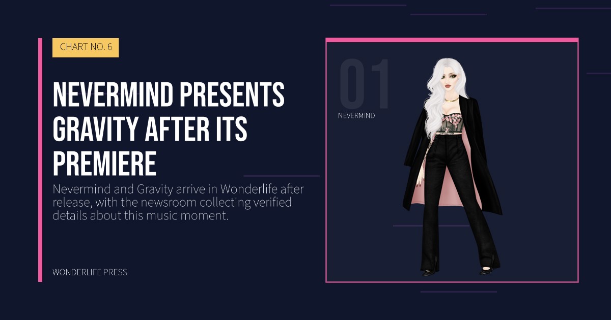 Wonderlife Press: Nevermind presents Gravity after its premiere. artist portrait. CHART NO. 6.